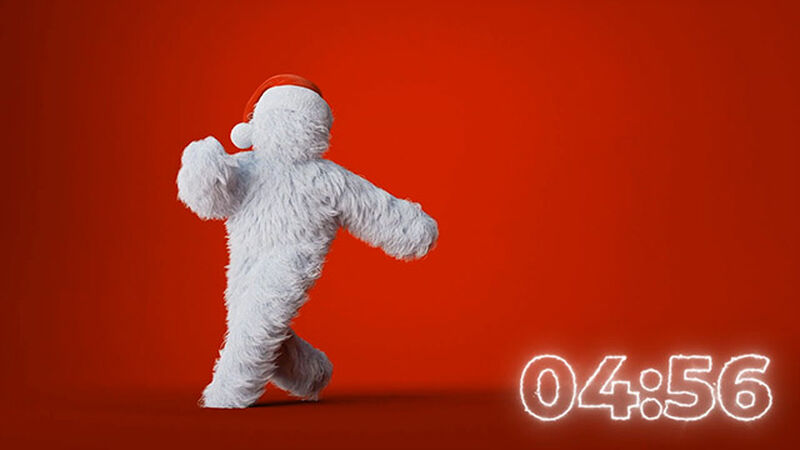 Dancing Beast Christmas Countdown